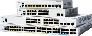 Cisco Catalyst C1300-48T-4G Managed Switch, 48 Port GE, 4x1GE SFP, Limited Lifetime Protection